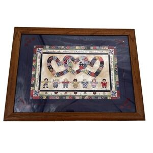 Home Interiors Print "Mothers Write On The Hearts Of Their Children"wall decor